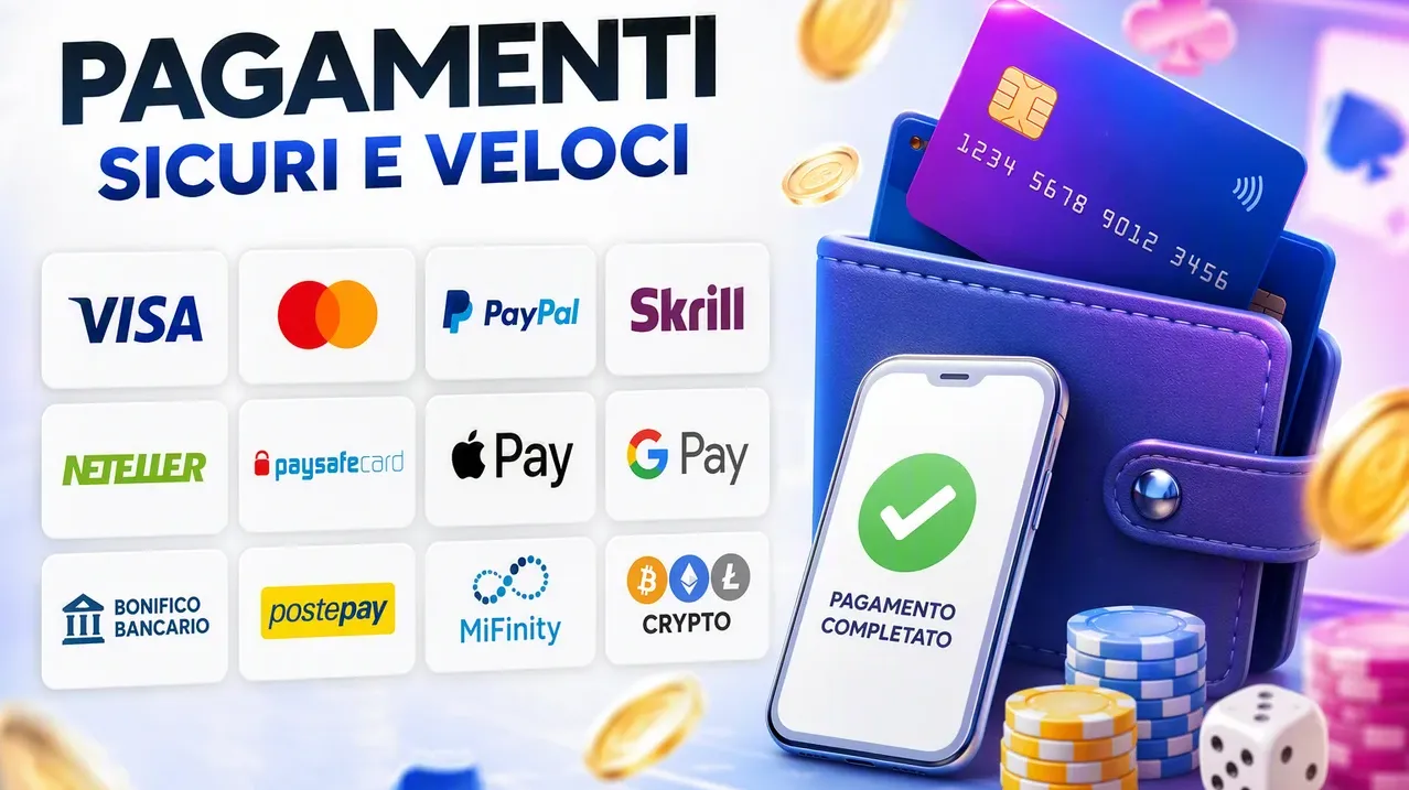 CasinoMania — Metodi di Pagamento Sicuri e Veloci