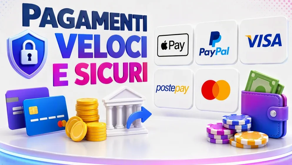 loghi metodi di pagamento Apple Pay PayPal Visa PostePay